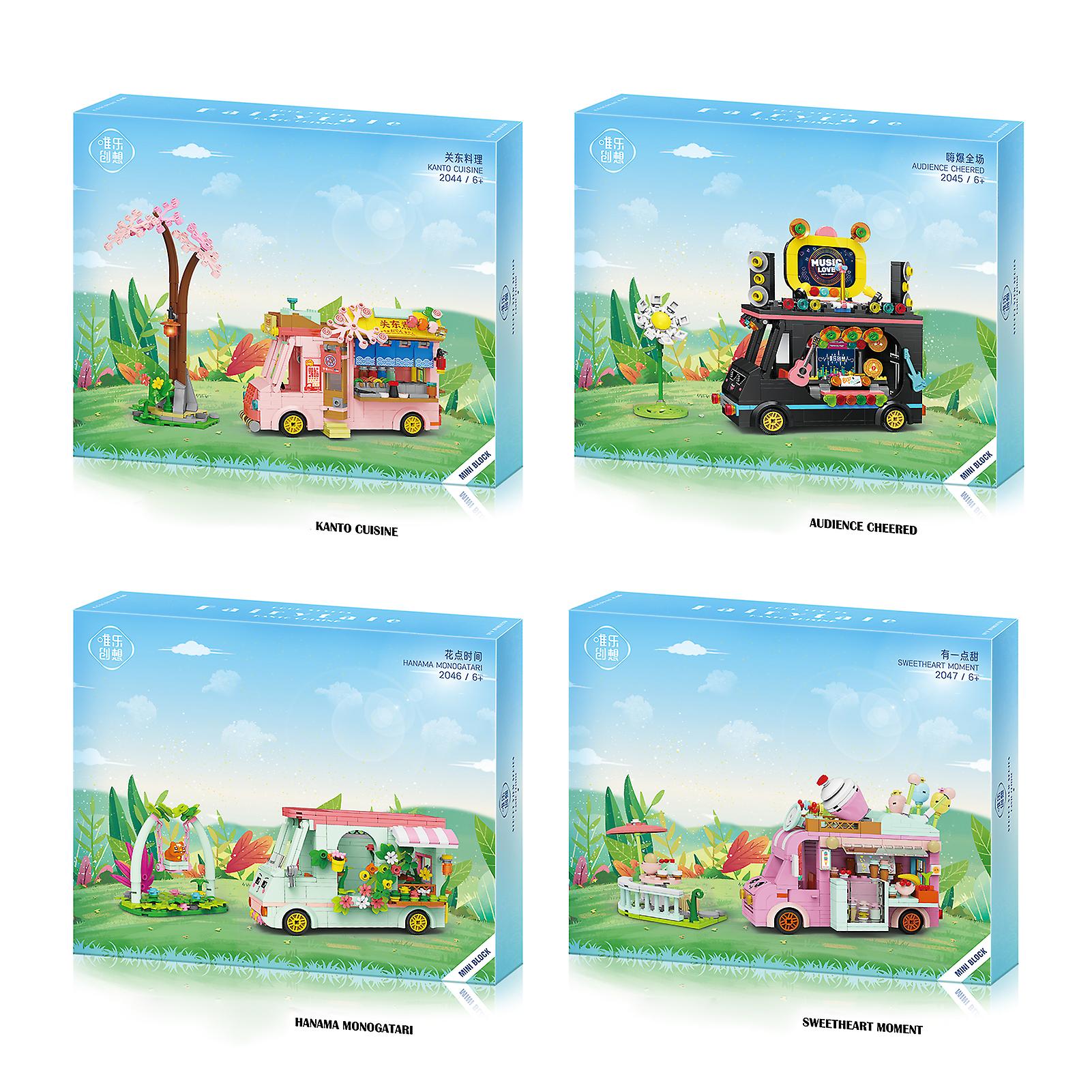 Foto 4 pulgar | Venta Internacional - Juego De Juguetes Modelo Building Blocks Bricks Snack Truck Para Niños