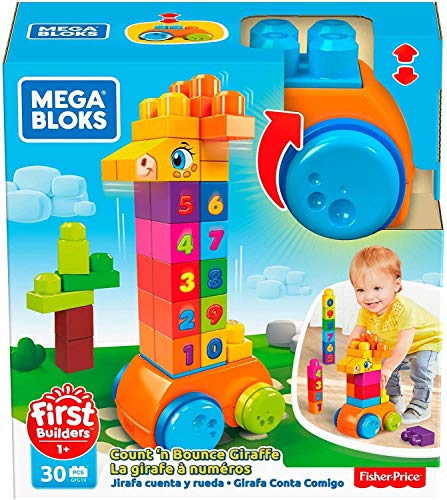Foto 2 pulgar | Venta Internacional - Jirafa Toy Mega Bloks Count & Bounce Con Números Del 0 Al 9