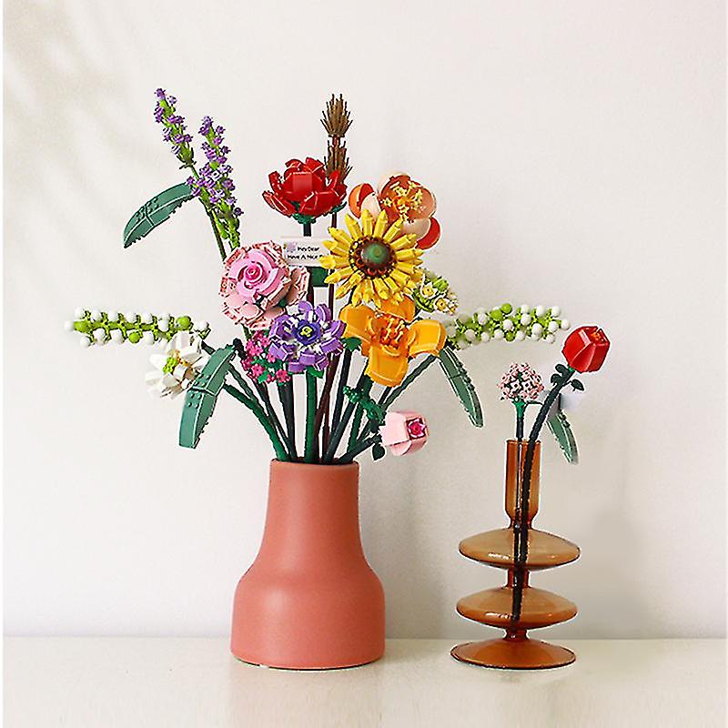 Foto 4 pulgar | Venta Internacional - Kit De Construcción Con Forma De Ramo De Flores, Juguetes Para Bricolaje, 547 Piezas, Más De 6