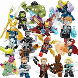 Foto 2 | Venta Internacional - Set De Minifiguras Super Heroes Avengers Infinity War X16