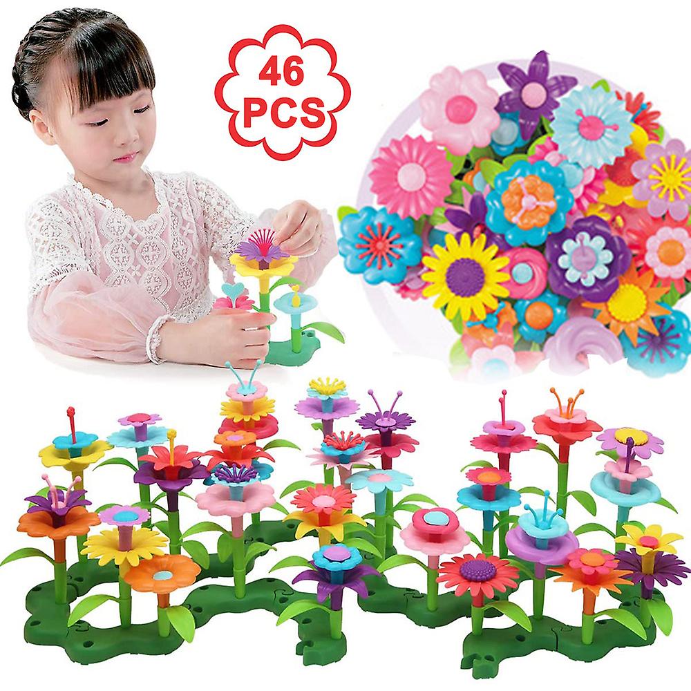 Venta Internacional - Juego De Juguetes De Jardinería Dhrs, 46 Piezas, Para Niños, Apilables