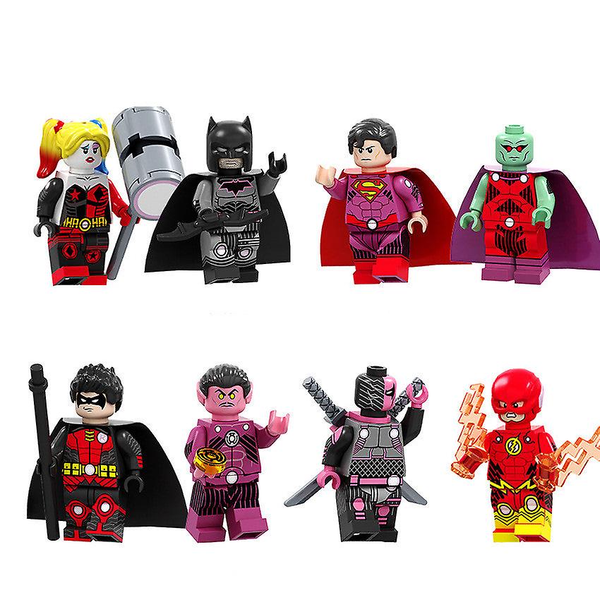 Venta Internacional - Set De Minifiguras De Batman, 8 Piezas, Compatible Con Bloque De Construcción