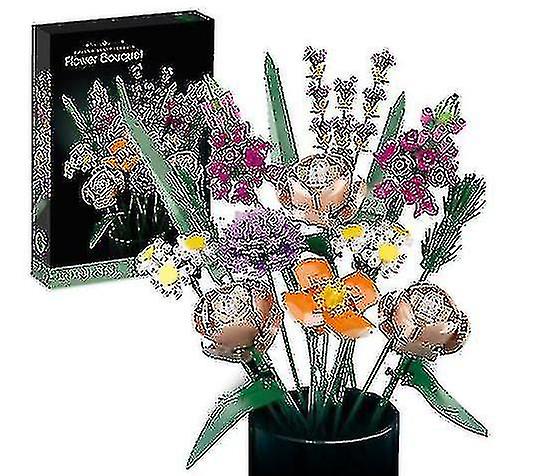Foto 1 | Venta Internacional - Kit De Construcción Flower Bouquet 10280 Con Colorida Maqueta