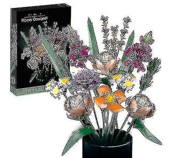 Foto 1 | Venta Internacional - Kit De Construcción Flower Bouquet 10280 Con Colorida Maqueta