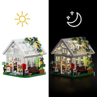 Foto 4 | Venta Internacional - Set De Construcción Flower House, Juguete Para Construir Casas Con Luz Led, 597 Piezas