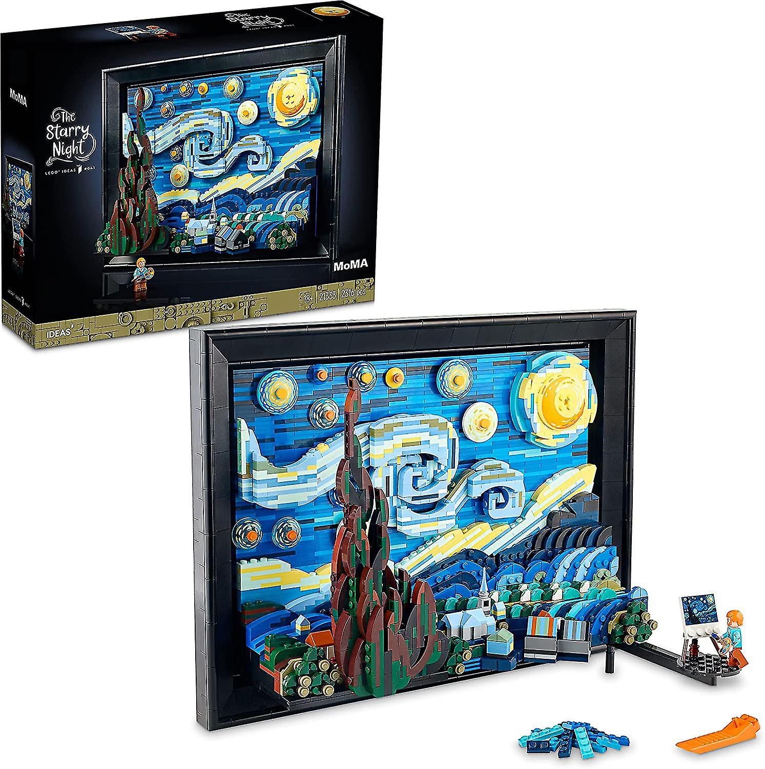 Foto 2 | Venta Internacional - Serie De Ideas Para Sets De Construcción 21333 Van Gogh Starry Night