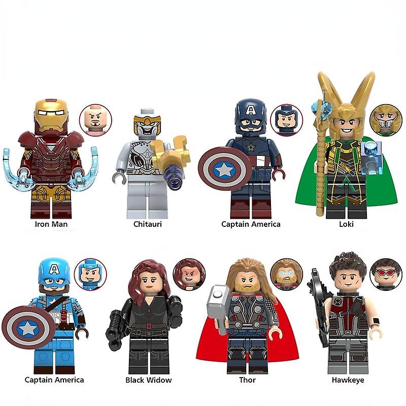 Foto 2 pulgar | Venta Internacional - Set De Juguetes Marvel Heroes Avengers Series Para Niños Ensamblado