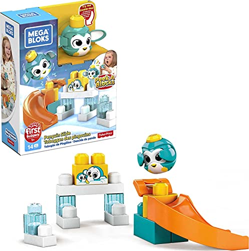 Foto 2 pulgar | Venta Internacional - Toy Mega Bloks Peek A Blocks Penguin Slide Con Big Building B