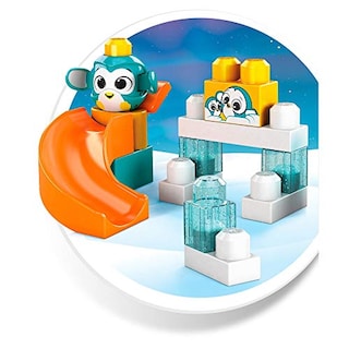 Foto 6 | Venta Internacional - Toy Mega Bloks Peek A Blocks Penguin Slide Con Big Building B