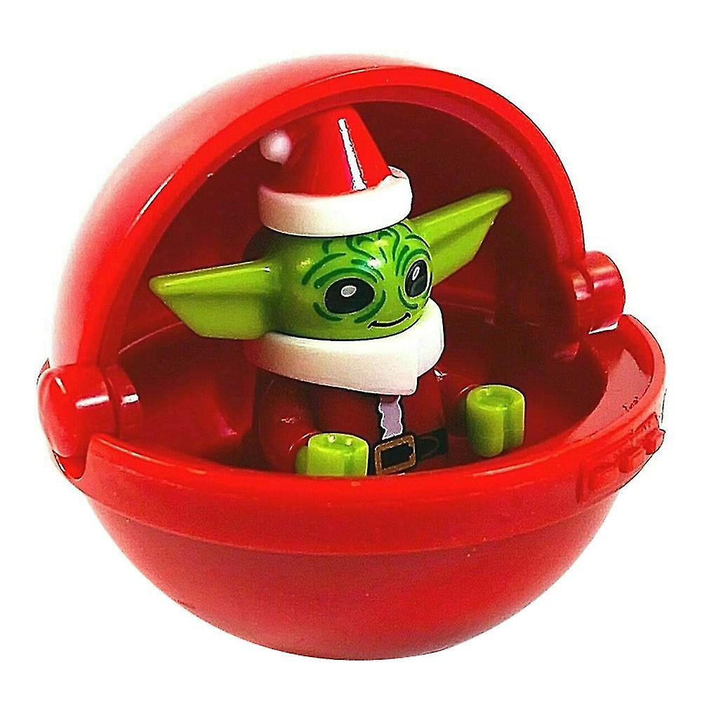 Foto 2 pulgar | Venta Internacional - Minifigura De Acción Hmwy-christmas Baby Yoda In Cot Pod