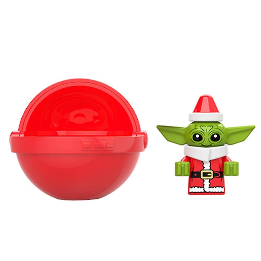 Foto 2 | Venta Internacional - Minifigura De Acción Hmwy-christmas Baby Yoda In Cot Pod