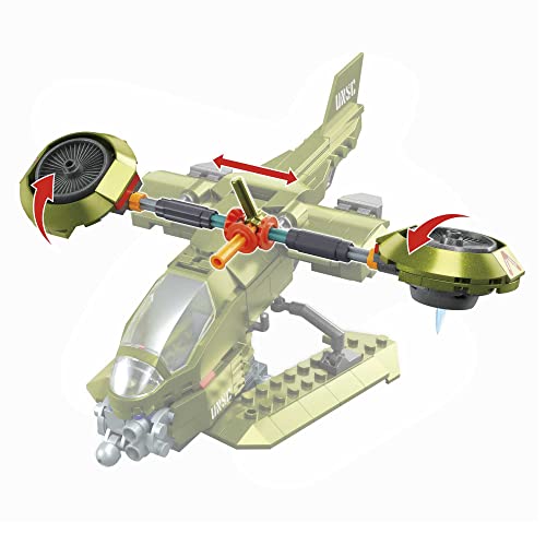 Foto 4 | Venta Internacional - Set De Construcción Mega Halo Toys Vehicle Unsc Hornet Con 2 Figuras