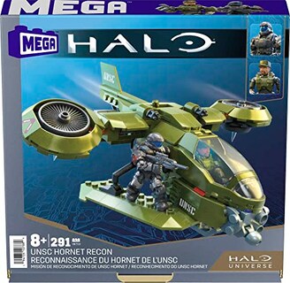 Foto 6 | Venta Internacional - Set De Construcción Mega Halo Toys Vehicle Unsc Hornet Con 2 Figuras