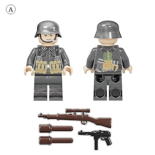 Foto 2 | Venta Internacional - Bloques De Construcción: Soldados Del Ejército Militar De Alemania Con Armas