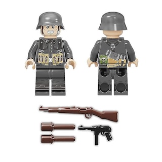 Foto 4 | Venta Internacional - Bloques De Construcción: Soldados Del Ejército Militar De Alemania Con Armas