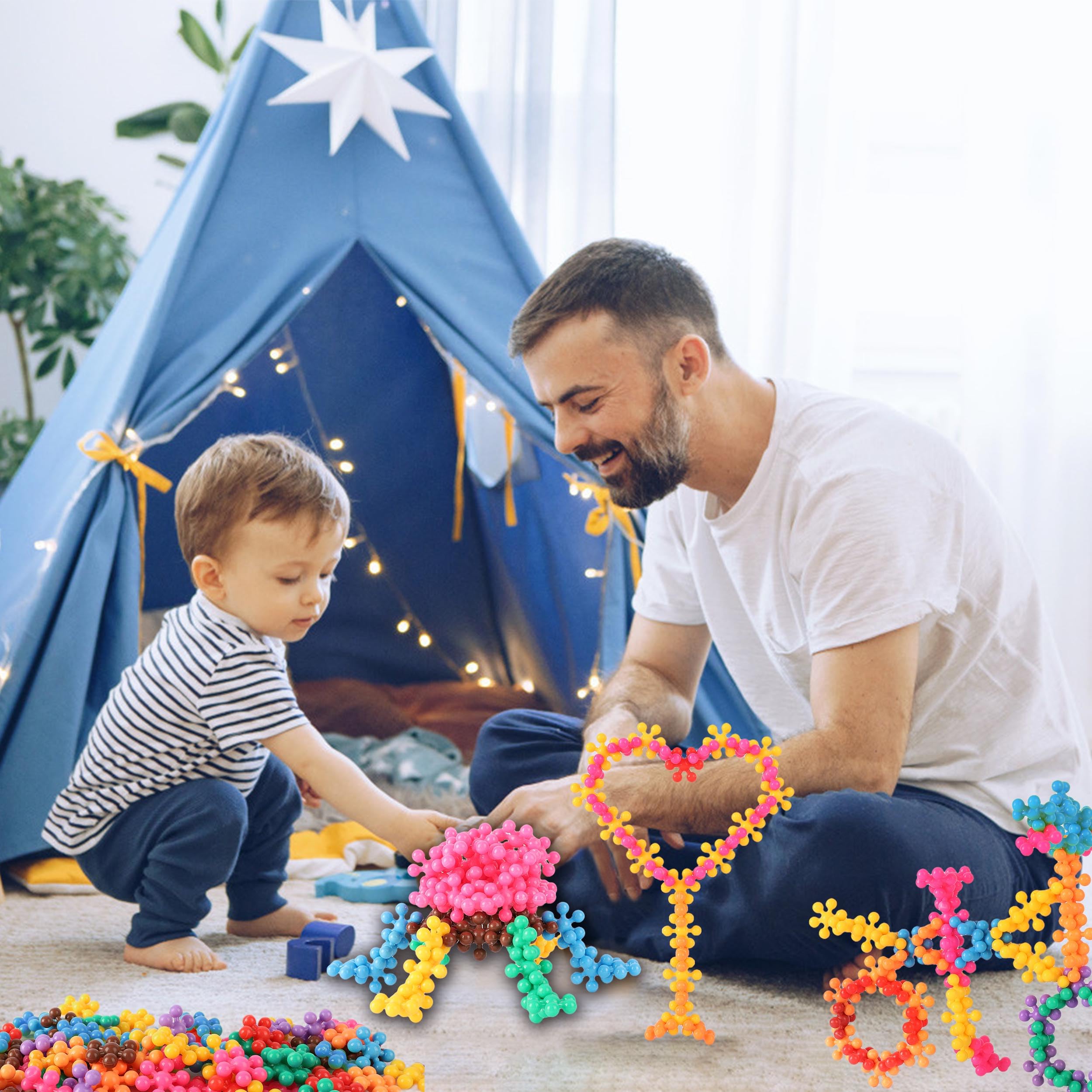 Foto 7 pulgar | Venta Internacional - Juguetes Stem Building Blocks Tomyou Para Niños De Más De 3 Años, 200 Piezas