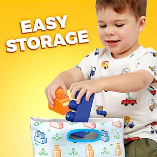 Foto 2 | Venta Internacional - Bolsa Block Toys Mega Bloks Fisher Price Build N Play, 60 Unidades