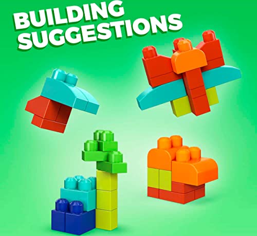 Foto 3 | Venta Internacional - Bolsa Block Toys Mega Bloks Fisher Price Build N Play, 60 Unidades