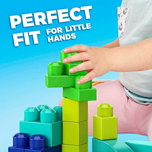 Foto 4 | Venta Internacional - Bolsa Block Toys Mega Bloks Fisher Price Build N Play, 60 Unidades