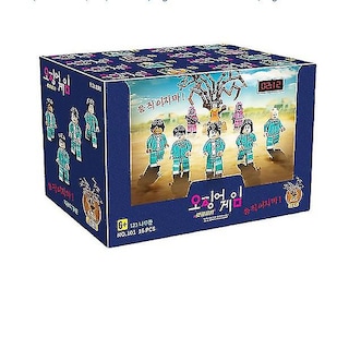 Foto 1 | Venta Internacional - Building Blocks Squid Game 123 Wooden Para Niños