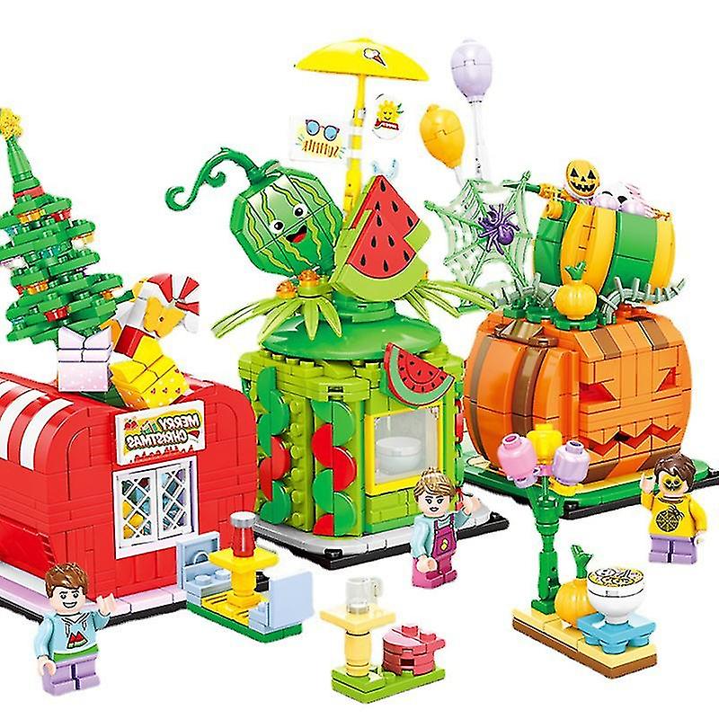 Foto 3 pulgar | Venta Internacional - Lámpara Building Block Diy Para Niños De 4 A 6 Años, Con 200-400 Piezas