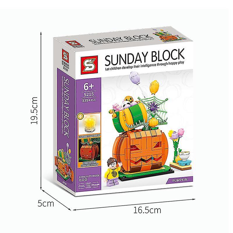 Foto 4 pulgar | Venta Internacional - Lámpara Building Block Diy Para Niños De 4 A 6 Años, Con 200-400 Piezas