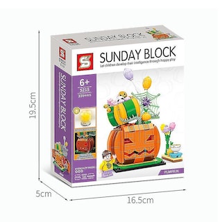 Foto 3 | Venta Internacional - Lámpara Building Block Diy Para Niños De 4 A 6 Años, Con 200-400 Piezas