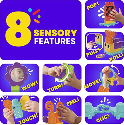 Foto 4 pulgar | Venta Internacional - Bloques De Construcción Toy Mega Bloks Fisher Price Sensory Move