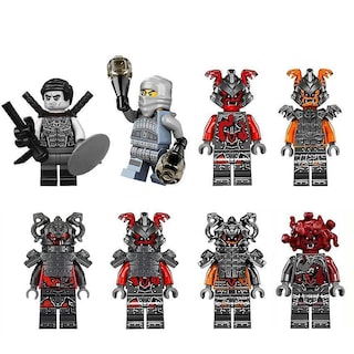 Foto 1 | Venta Internacional - Set De Minifiguras De Acción De Juguete Ninjago, 8 Piezas