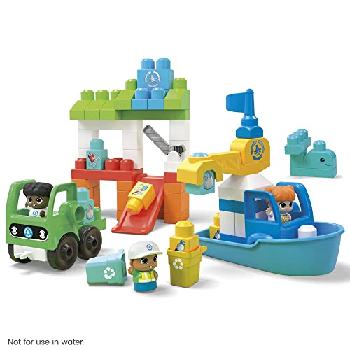 Foto 3 pulgar | Venta Internacional - Juguete De Construcción Mega Bloks Fisher Price Preschool Green Tow