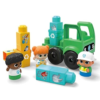 Foto 3 | Venta Internacional - Juguete De Construcción Mega Bloks Fisher Price Preschool Green Tow