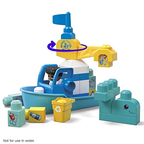 Foto 5 pulgar | Venta Internacional - Juguete De Construcción Mega Bloks Fisher Price Preschool Green Tow