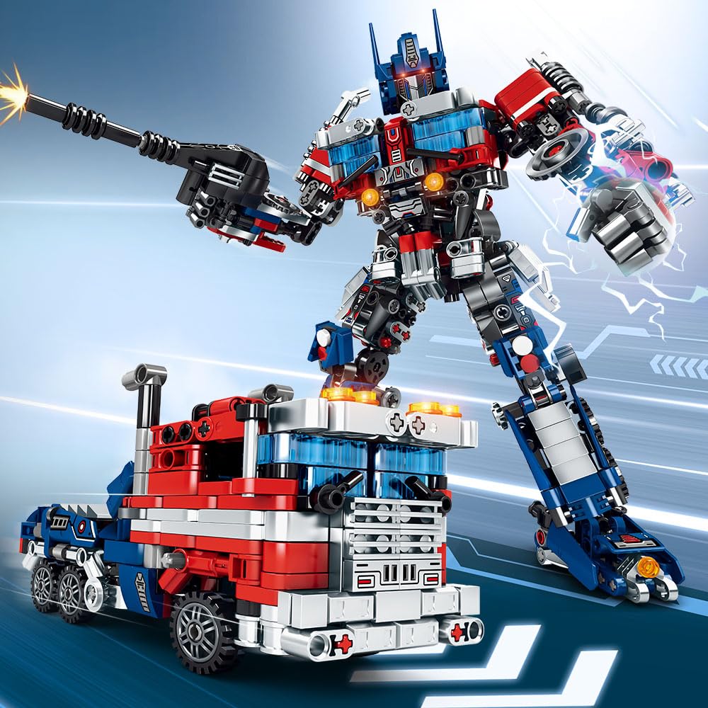 Foto 2 | Venta Internacional - Set De Juguetes De Construcción Mesiondy Transform Robot Con 786 Piezas