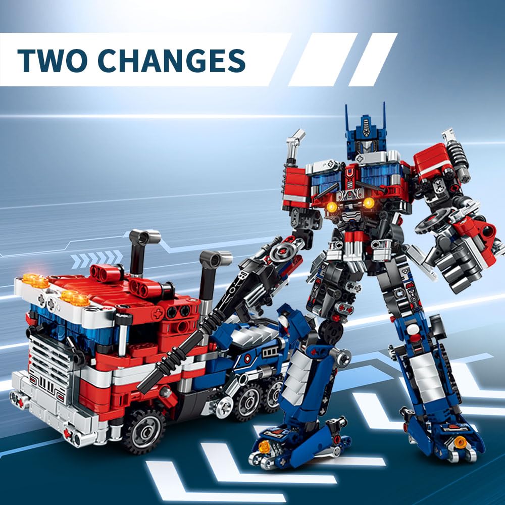 Foto 3 | Venta Internacional - Set De Juguetes De Construcción Mesiondy Transform Robot Con 786 Piezas