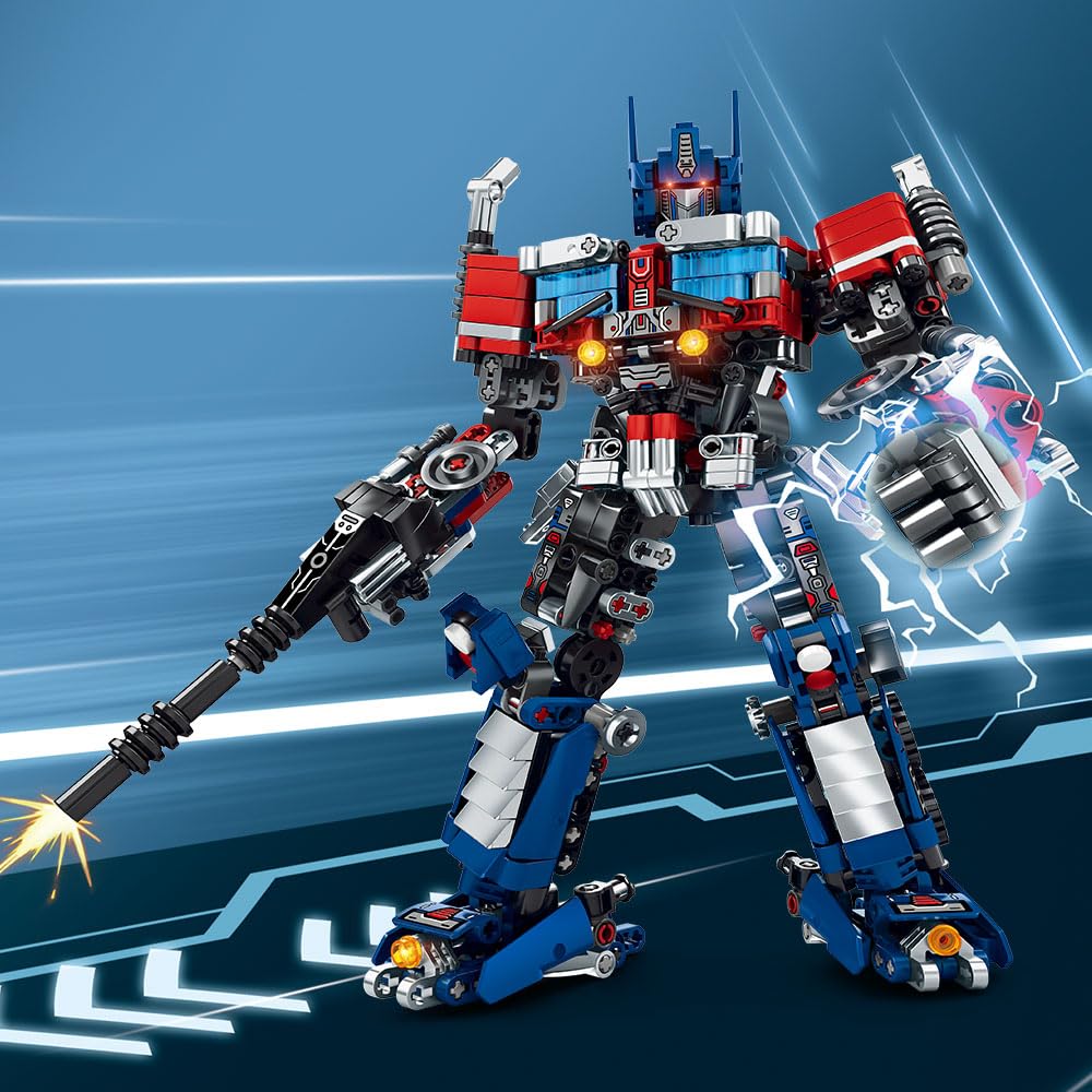 Foto 5 | Venta Internacional - Set De Juguetes De Construcción Mesiondy Transform Robot Con 786 Piezas