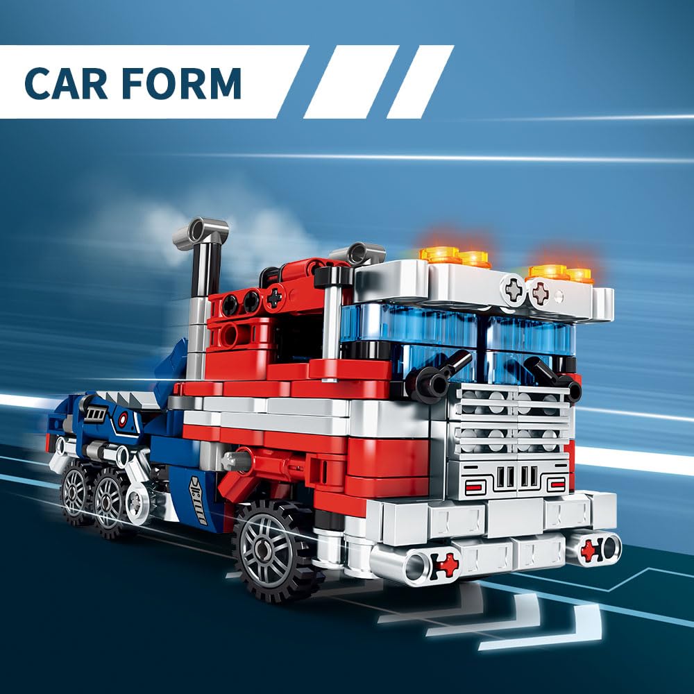 Foto 6 | Venta Internacional - Set De Juguetes De Construcción Mesiondy Transform Robot Con 786 Piezas