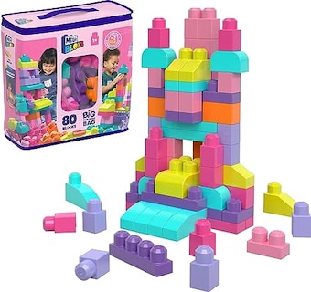 Foto 1 | Venta Internacional - Bolsa Grande Building Blocks Mega Bloks Fisher-price Para Niños Pequeños