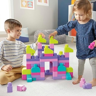 Foto 2 | Venta Internacional - Bolsa Grande Building Blocks Mega Bloks Fisher-price Para Niños Pequeños