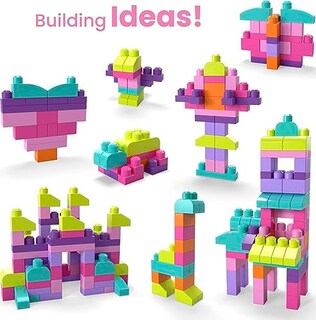Foto 5 | Venta Internacional - Bolsa Grande Building Blocks Mega Bloks Fisher-price Para Niños Pequeños