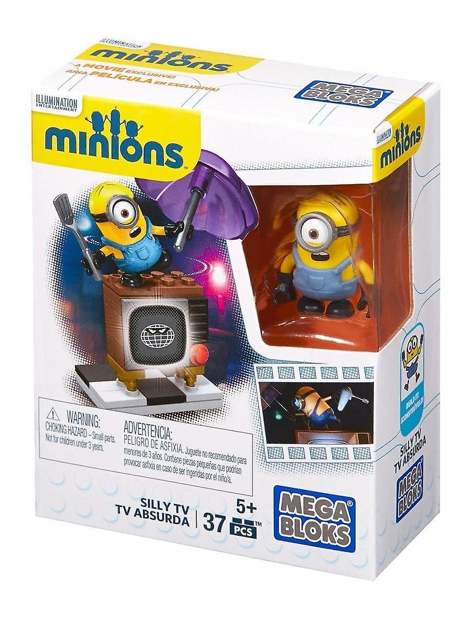 Foto 2 pulgar | Venta Internacional - Set De Construcción Minions Mega Bloks Silly Tv 37 Piezas