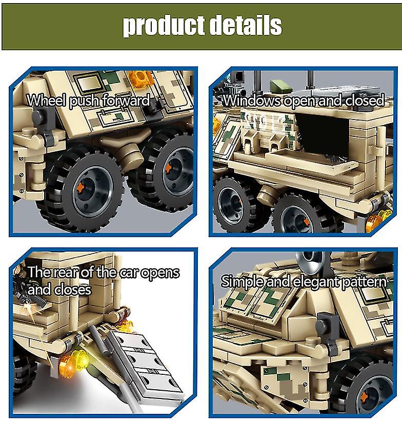 Foto 4 pulgar | Venta Internacional - Bloques De Construcción: Tanque Panzer Militar De Juguete Modelo Ww2