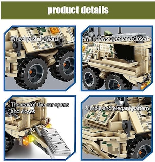 Foto 3 | Venta Internacional - Bloques De Construcción: Tanque Panzer Militar De Juguete Modelo Ww2