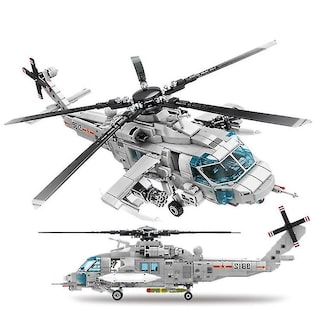 Foto 1 | Venta Internacional - Helicóptero De Juguete Building Blocks Para Niños Con Material Abs