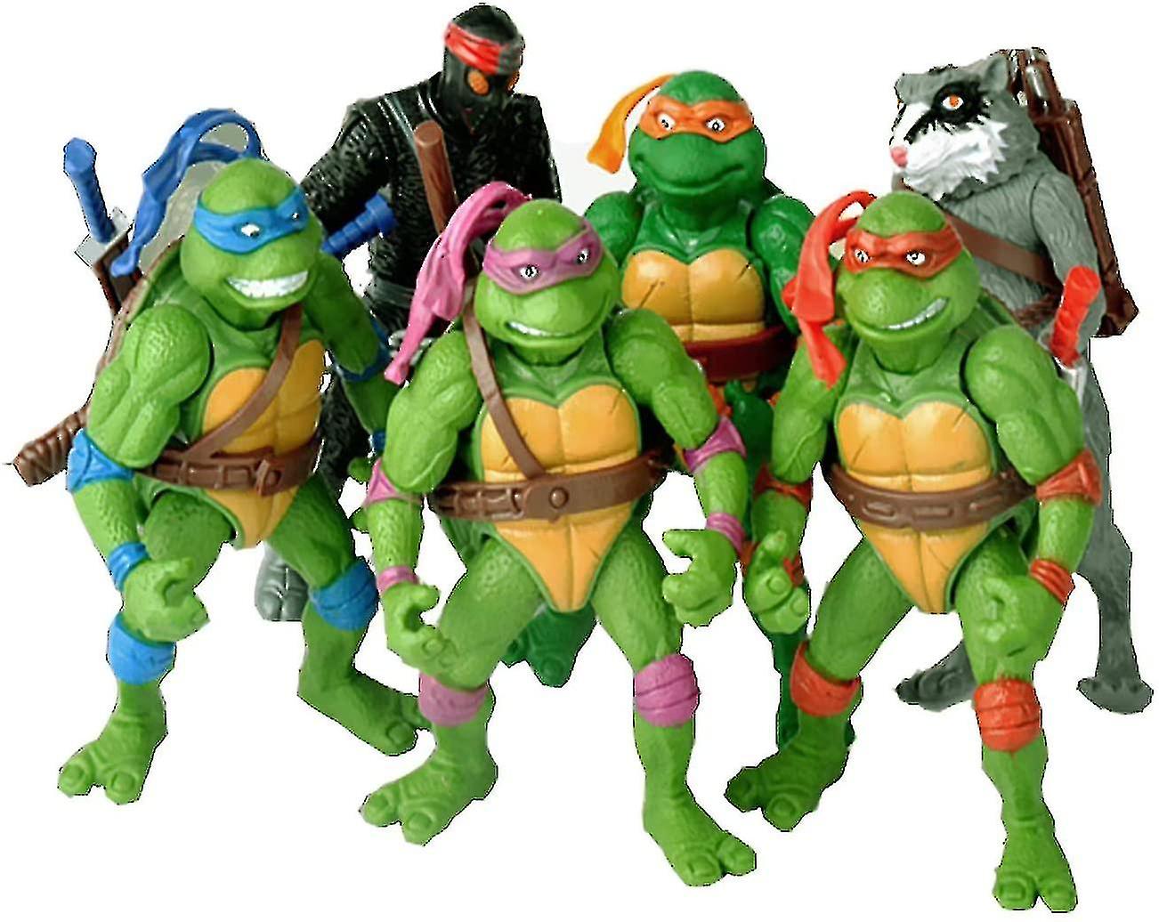 Foto 2 pulgar | Venta Internacional - Figura De Acción Para Niños, 6 Unidades Por Bolsa, Lovely Turtles, 12 Cm De Altura