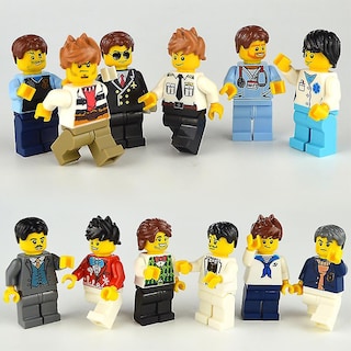 Foto 4 | Venta Internacional - Set De Minifiguras De Personajes De Hmwy Ocupations Para Niños Mayores De 7 Años