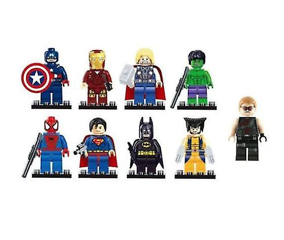 Foto 2 pulgar | Venta Internacional - Set De Minifiguras Marvel Avengers Super Hero Comic, 9 Unidades