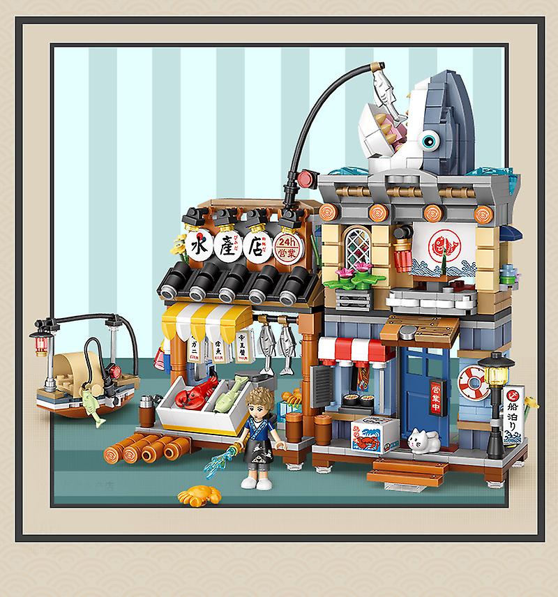 Foto 1 | Venta Internacional - Maqueta De Construcción Japonesa Street View Takoyaki 789 Piezas