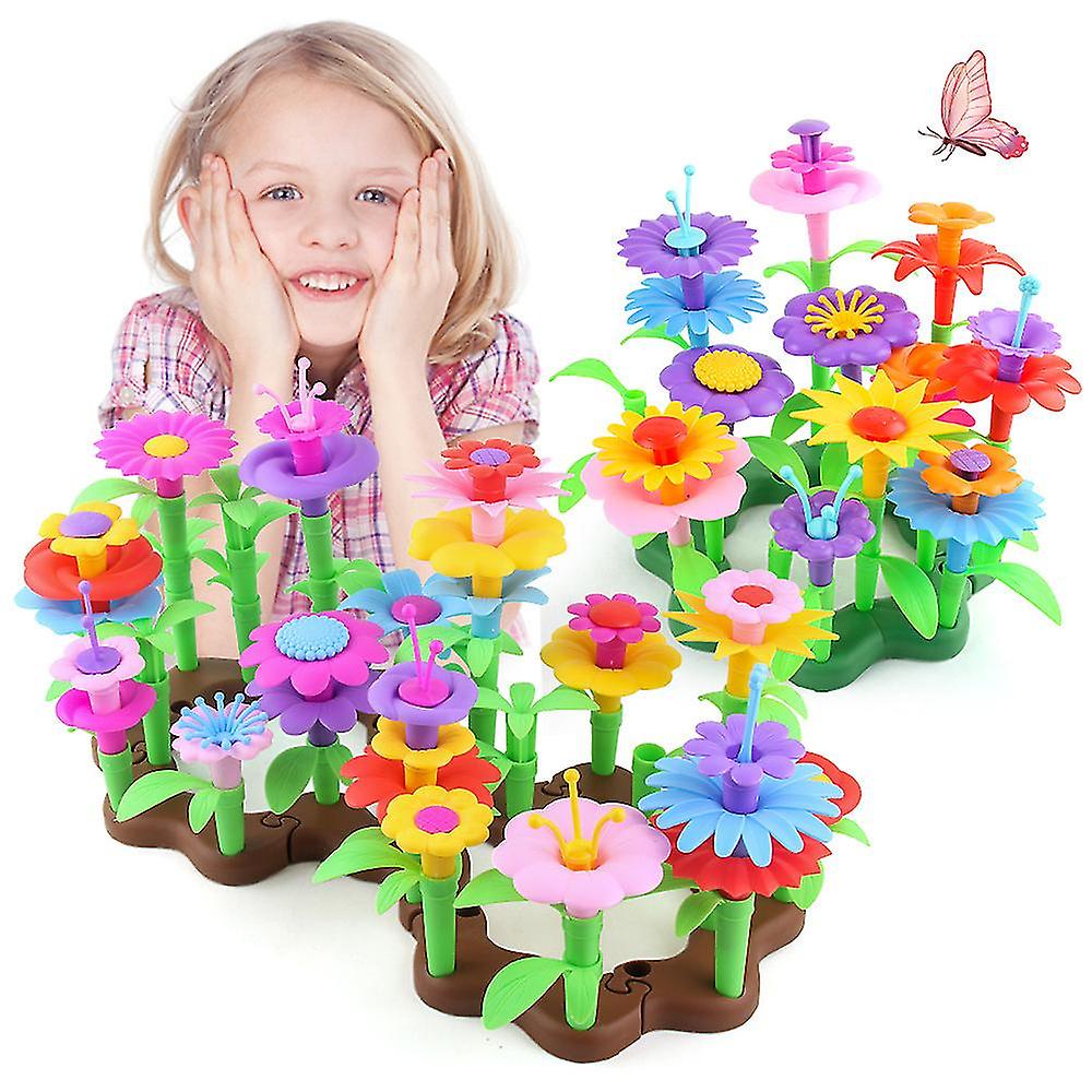 Foto 2 pulgar | Venta Internacional - Juego De Juguetes Para Construir Jardines De Flores, Juguetes Para Actividades Educativas