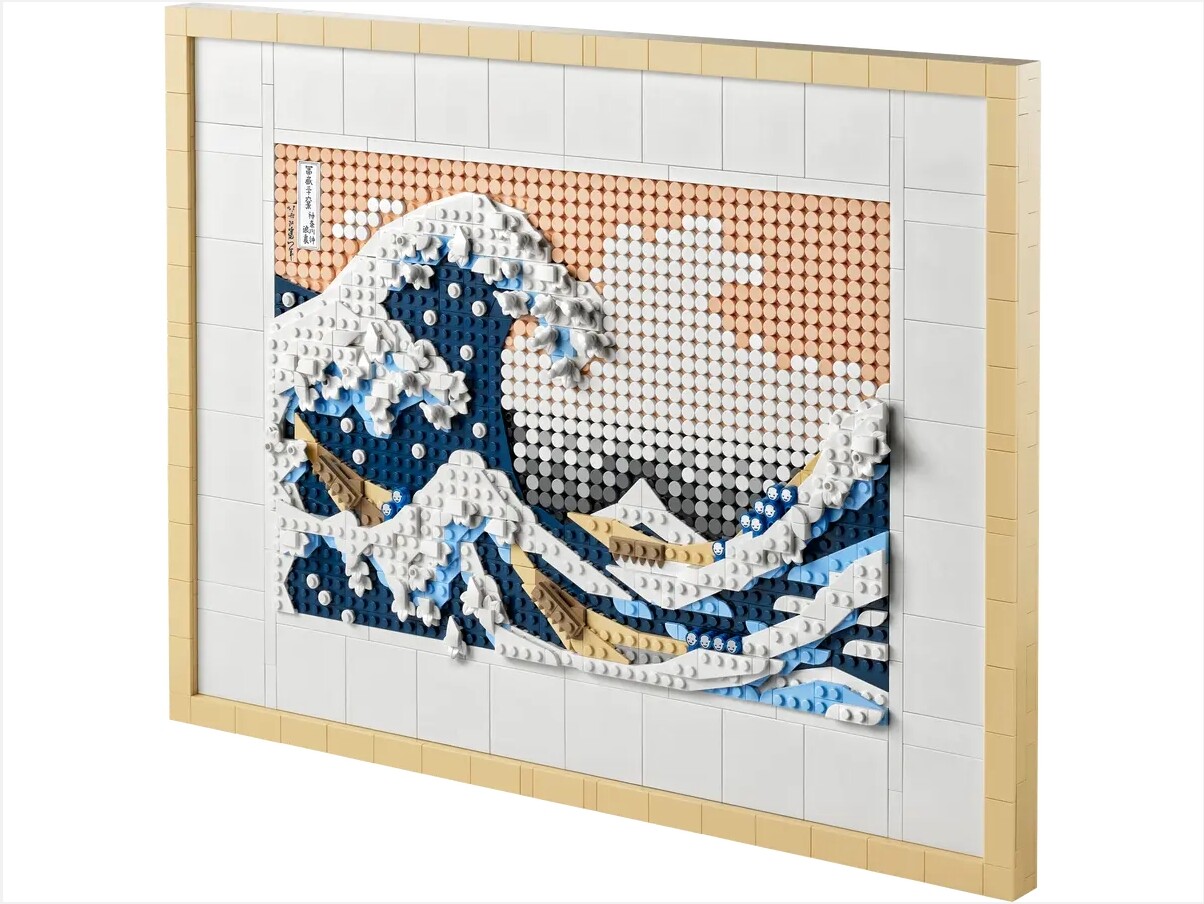 Set De Construcción Artística Hokusai The Great Wave 31208 Para Adultos - Venta Internacional.