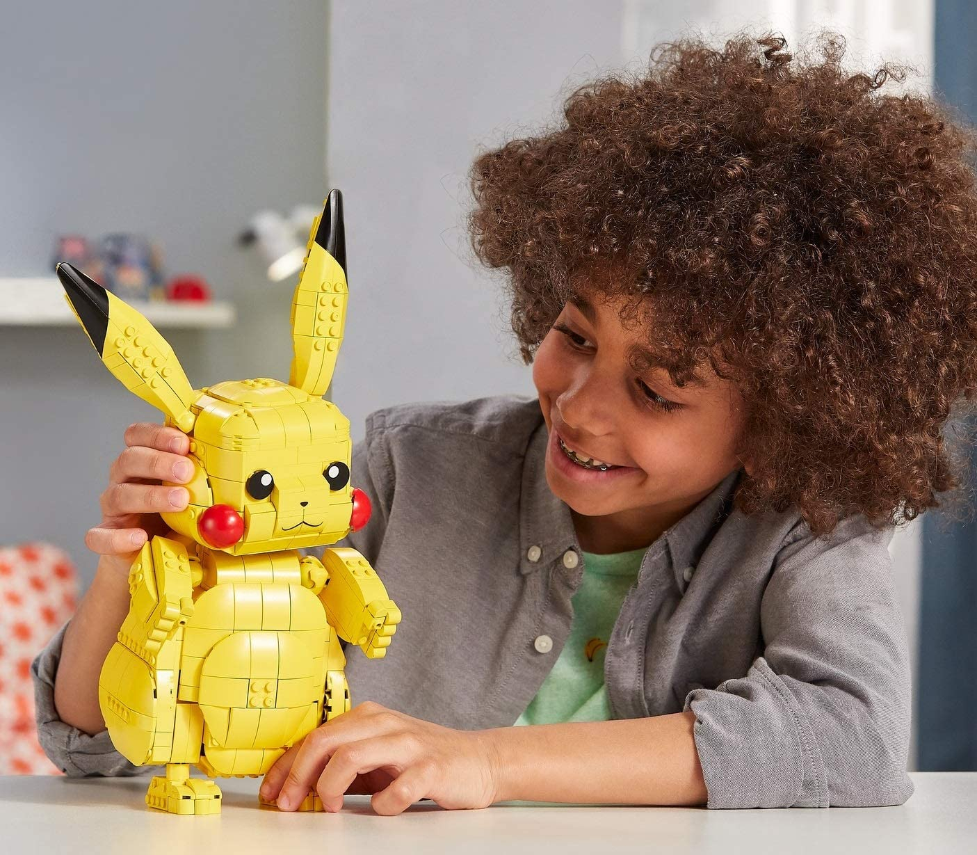 Foto 3 pulgar | Juego de Bloques Mega Construx Pokémon Jumbo Pikachu - Venta Internacional